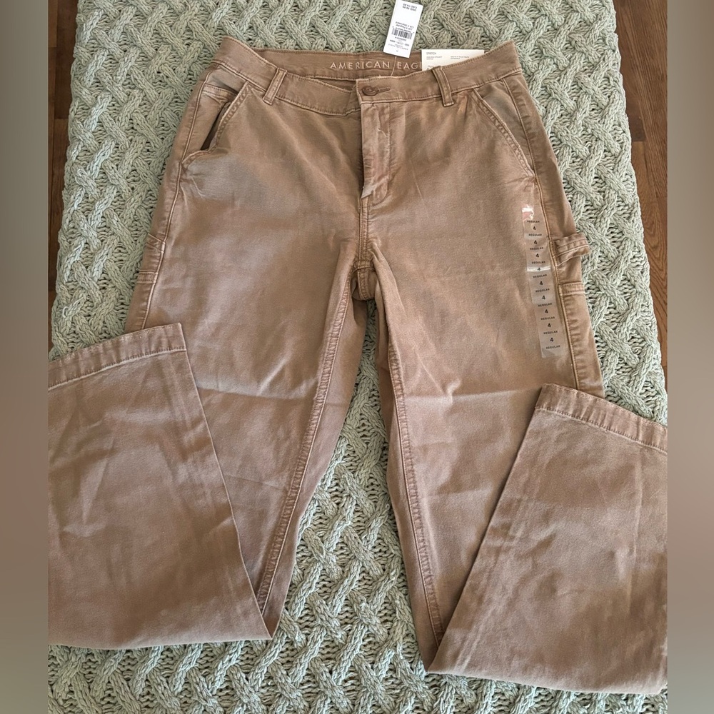 AE High Rise Straight Cargo Pant
